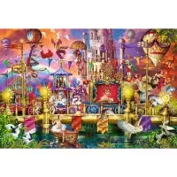 Puzzle din lemn 500+1 piese Trefl - Lumea magica 
