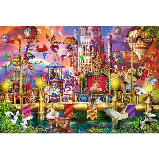 Puzzle din lemn 500+1 piese Trefl - Lumea magica Puzzle din lemn 500+1 piese Trefl - Lumea magica
