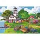 Puzzle din lemn 500+1 piese Trefl - Port in timpul verii Puzzle din lemn 500+1 piese Trefl - Port in timpul verii