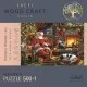 Puzzle din lemn 500+1 piese Trefl - Seara de Craciun
