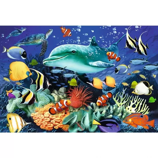 Puzzle din lemn 500+1 piese Trefl - Viata marina Puzzle din lemn 500+1 piese Trefl - Viata marina