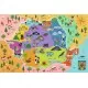 Puzzle educativ Harta Romaniei Trefl 44 piese 