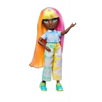 Papusa cu ochi verzi Rainbow High Watercolor and Create 