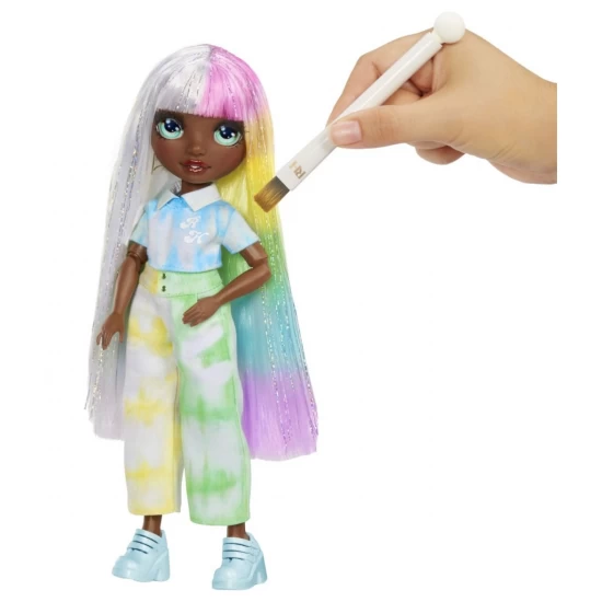 Papusa cu ochi verzi Rainbow High Watercolor and Create 