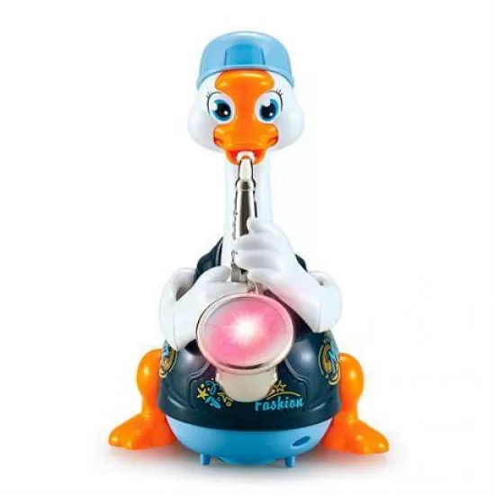 Ratoi interactiv albastru cu saxofon Hola Toys Ratoi interactiv albastru cu saxofon Hola Toys