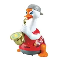 Ratoi interactiv rosu cu saxofon Hola Toys