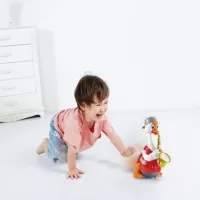 Ratoi interactiv rosu cu saxofon Hola Toys