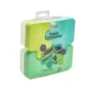 Set 3 recipiente hrana bebe model puzzle, Melii, albastru si verde Set 3 recipiente hrana bebe model puzzle, Melii, albastru si verde