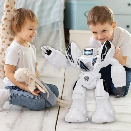 Robot electronic Robo Blast alb Robot electronic Robo Blast alb