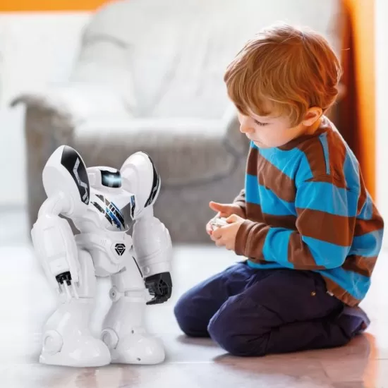 Robot electronic Robo Blast alb Robot electronic Robo Blast alb