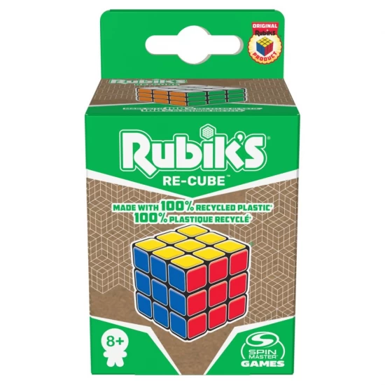 Cub Rubik 3x3 din plastic reciclat Cub Rubik 3x3 din plastic reciclat