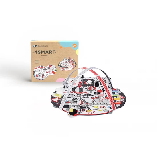 Covoras educativ de joaca pentru copii KinderKraft 4Smart
