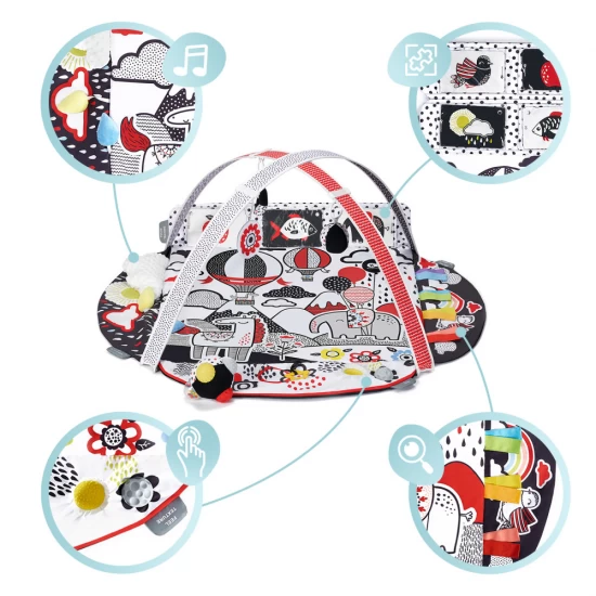 Covoras educativ de joaca pentru copii KinderKraft 4Smart