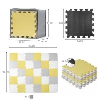 Saltea de joaca Kinderkraft Luno spuma Yellow
