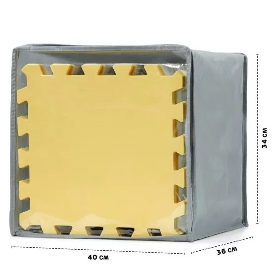 Saltea de joaca Kinderkraft Luno spuma Yellow Saltea de joaca Kinderkraft Luno spuma Yellow