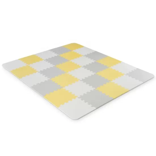 Saltea de joaca Kinderkraft Luno spuma Yellow Saltea de joaca Kinderkraft Luno spuma Yellow