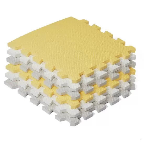 Saltea de joaca Kinderkraft Luno spuma Yellow Saltea de joaca Kinderkraft Luno spuma Yellow