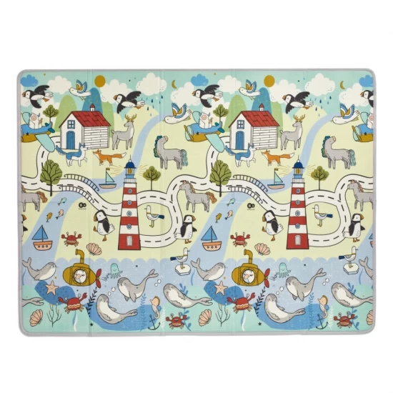 Covoras din spuma cu doua fete Kinderkraft XPE Matty 2 Covoras din spuma cu doua fete Kinderkraft XPE Matty 2