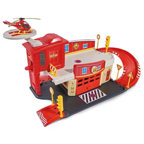 Statie de pompieri Dickie Toys - Pompierul Sam Statie de pompieri Dickie Toys - Pompierul Sam