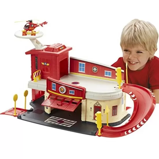 Statie de pompieri Dickie Toys - Pompierul Sam Statie de pompieri Dickie Toys - Pompierul Sam
