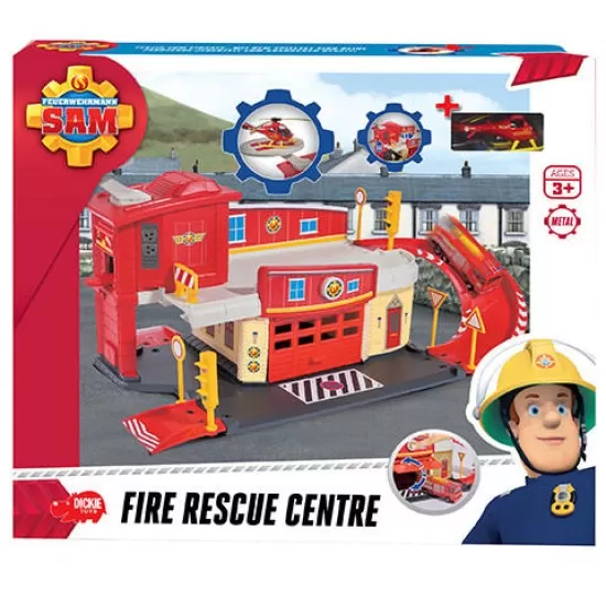 Statie de pompieri Dickie Toys - Pompierul Sam Statie de pompieri Dickie Toys - Pompierul Sam