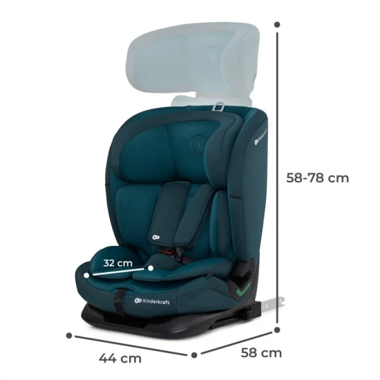 Scaun auto I-Size 76-150 cm cu Isofix Kinderkraft Oneto3 Harbor Blue Scaun auto I-Size 76-150 cm cu Isofix Kinderkraft Oneto3 Harbor Blue