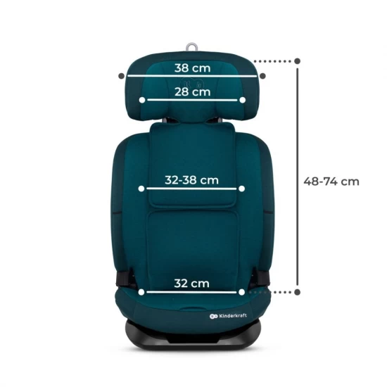 Scaun auto I-Size 76-150 cm cu Isofix Kinderkraft Oneto3 Harbor Blue Scaun auto I-Size 76-150 cm cu Isofix Kinderkraft Oneto3 Harbor Blue