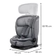 Scaun auto I-Size 76-150 cm cu Isofix Kinderkraft Oneto3 Cool Grey Scaun auto I-Size 76-150 cm cu Isofix Kinderkraft Oneto3 Cool Grey