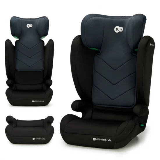 Scaun auto I-Size 100-150 cm Kinderkraft I-Spark Black Scaun auto I-Size 100-150 cm Kinderkraft I-Spark Black