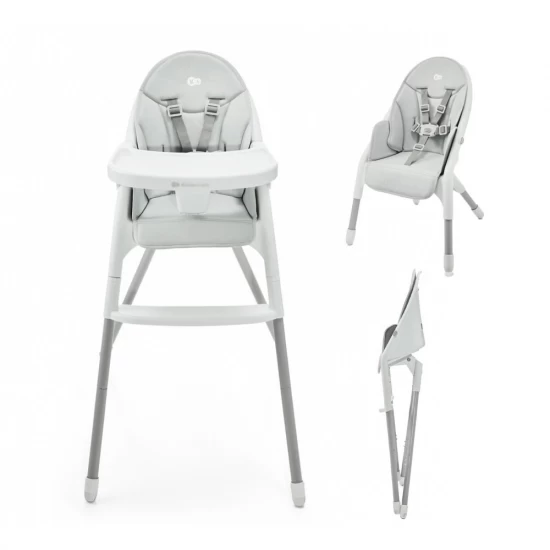 Scaun de masa transformabil Kinderkraft Dinnly Grey Scaun de masa transformabil Kinderkraft Dinnly Grey