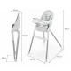 Scaun de masa transformabil Kinderkraft Dinnly Grey Scaun de masa transformabil Kinderkraft Dinnly Grey
