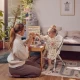 Scaun de masa transformabil Kinderkraft Dinnly Grey Scaun de masa transformabil Kinderkraft Dinnly Grey