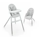 Scaun de masa transformabil Kinderkraft Dinnly Grey Scaun de masa transformabil Kinderkraft Dinnly Grey