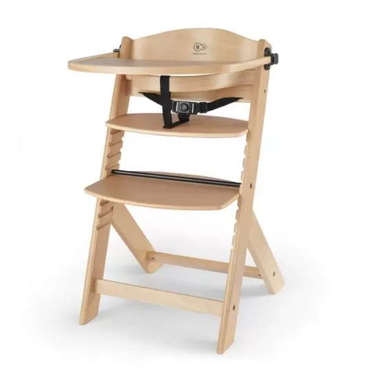 Scaun de masa 3 in 1 din lemn natur Kinderkraft Enock Scaun de masa 3 in 1 din lemn natur Kinderkraft Enock