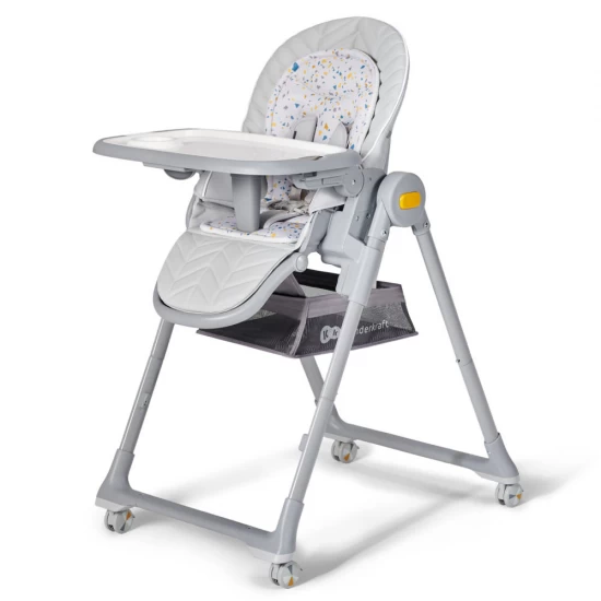 Scaun de masa Kinderkraft Lastree 2 in 1 transformabil in leagan Gri Scaun de masa Kinderkraft Lastree 2 in 1 transformabil in leagan Gri