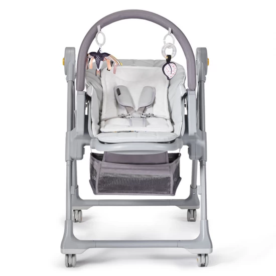 Scaun de masa Kinderkraft Lastree 2 in 1 transformabil in leagan Gri Scaun de masa Kinderkraft Lastree 2 in 1 transformabil in leagan Gri