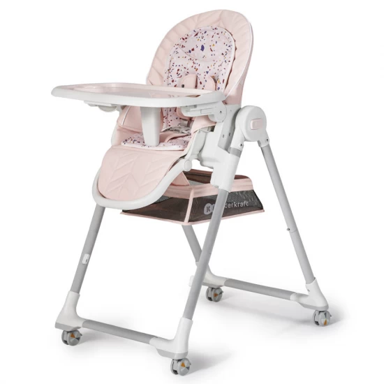 Scaun de masa Kinderkraft Lastree 2 in 1 transformabil in leagan Roz Scaun de masa Kinderkraft Lastree 2 in 1 transformabil in leagan Roz