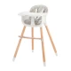 Scaun de masa Kinderkraft Sienna 2 in 1 Grey Scaun de masa Kinderkraft Sienna 2 in 1 Grey