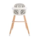 Scaun de masa Kinderkraft Sienna 2 in 1 Grey Scaun de masa Kinderkraft Sienna 2 in 1 Grey
