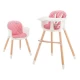 Scaun de masa Kinderkraft Sienna 2 in 1 Pink Scaun de masa Kinderkraft Sienna 2 in 1 Pink
