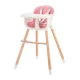 Scaun de masa Kinderkraft Sienna 2 in 1 Pink Scaun de masa Kinderkraft Sienna 2 in 1 Pink
