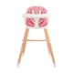 Scaun de masa Kinderkraft Sienna 2 in 1 Pink Scaun de masa Kinderkraft Sienna 2 in 1 Pink