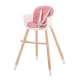 Scaun de masa Kinderkraft Sienna 2 in 1 Pink Scaun de masa Kinderkraft Sienna 2 in 1 Pink