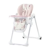 Scaun de masa Kinderkraft Yummy pliabil Pink