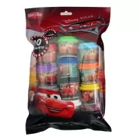 Set 10 borcanase cu plastilina Cars