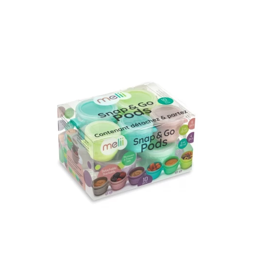 Set 10 recipiente Snap and Go Melii 6*59 ml + 4*118 ml Set 10 recipiente Snap and Go Melii 6*59 ml + 4*118 ml