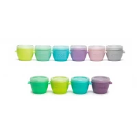 Set 10 recipiente Snap and Go Melii 6*59 ml + 4*118 ml