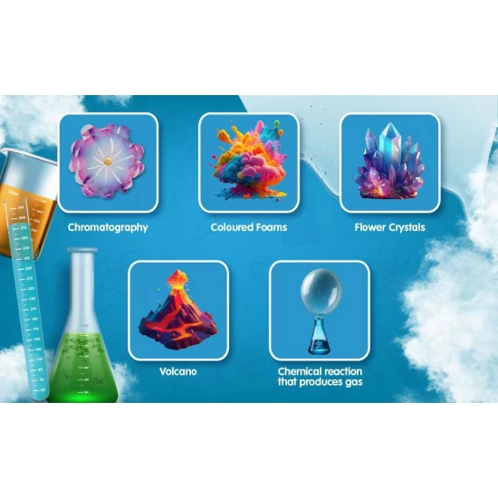 Set educativ, 100 super experimente stiintifice, +8 ani