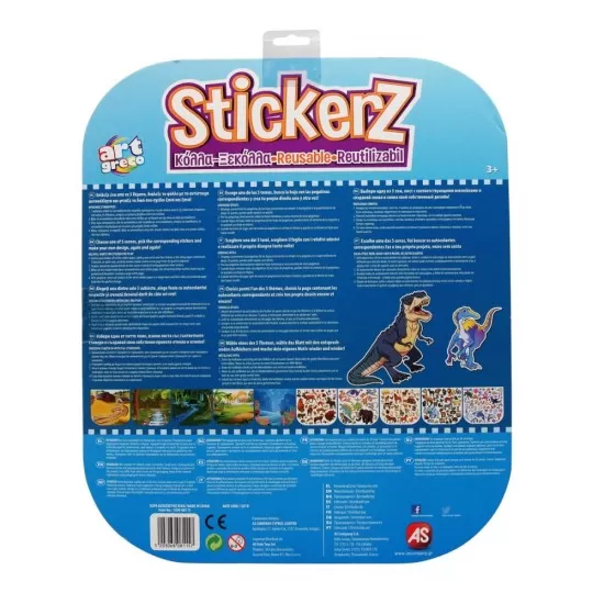 Set 150 de autocolante Stickerz reutilizabile cu animale Set 150 de autocolante Stickerz reutilizabile cu animale