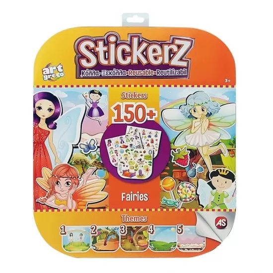 Set 150 de autocolante Stickerz reutilizabile cu zane Set 150 de autocolante Stickerz reutilizabile cu zane
